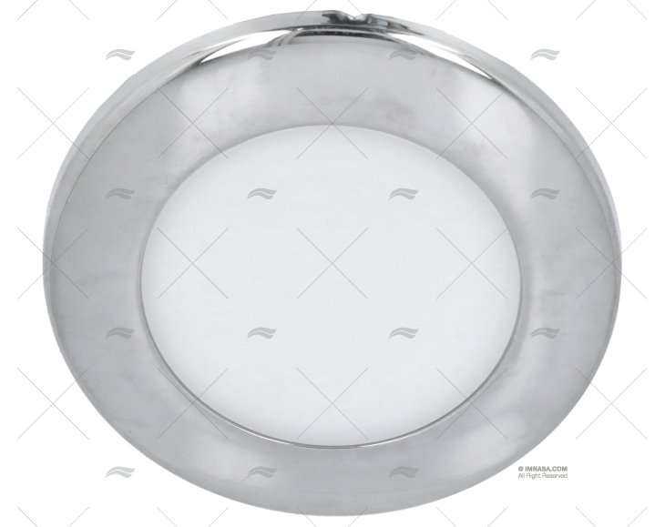 LED  LIGHT WHITE FLUSH INOX 12V