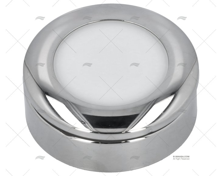 LUZ LED BRANCO SUPERF. EMBUTIDO INOX