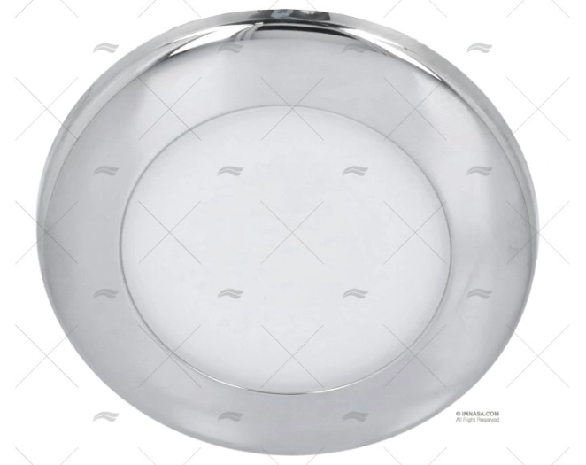 LUCE LED BIANCA BLU INCASSATA INOX 12V