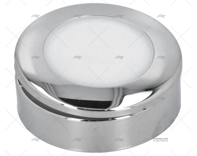 LUZ LED BRANCA AZUL SUPERF. EMBUT. INOX