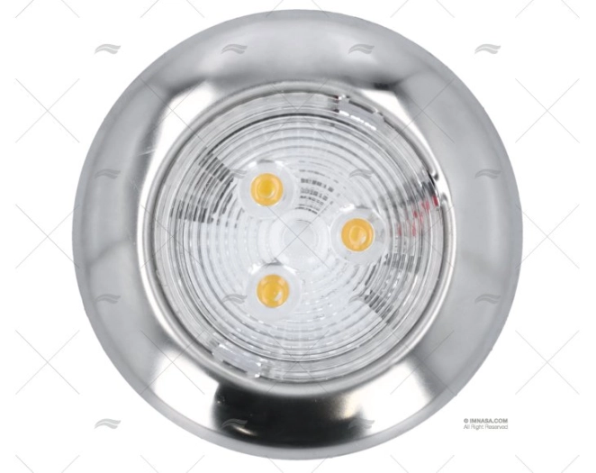 PLAFONIERA DA SUPERFICIE LED 12V INOX