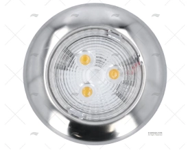 PLAFONIERA DA SUPERFICIE LED 12V INOX