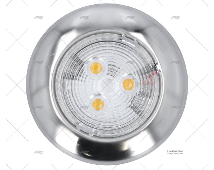 PLAFONIERA DA SUPERFICIE LED 12V INOX