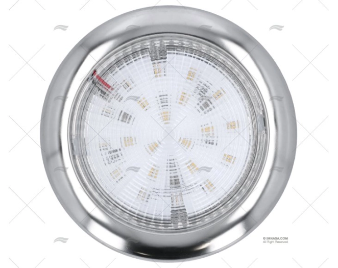 PLAFONIERA DA SUPERFICIE LED 12V INOX