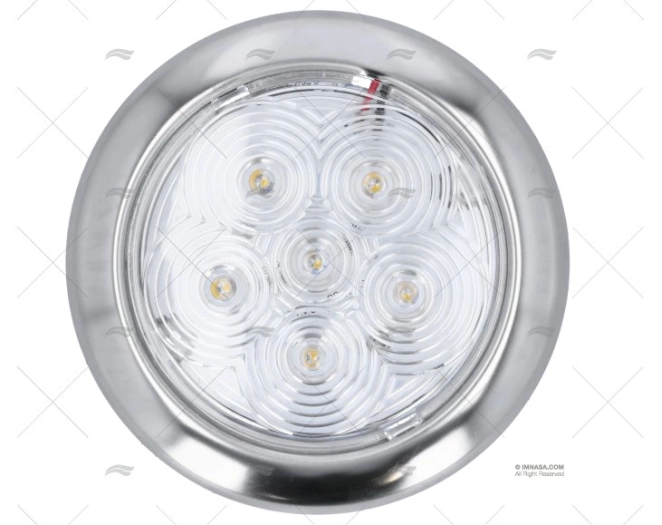 PLAFON DE SOBREPOR LED 12V INOX