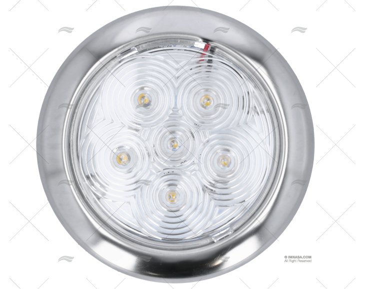 PLAFON DE SOBREPOR LED 12V INOX