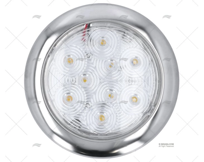 PLAFON DE SOBREPOR LED 12V INOX