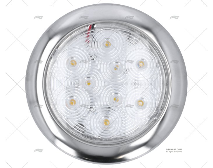 PLAFONIERA DA SUPERFICIE LED 12V INOX