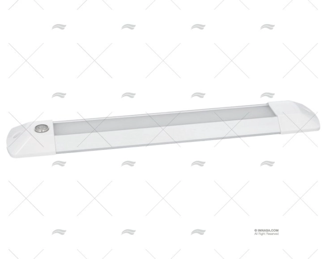 PLAFON LED 10-30V BRANCO /VERMELHO PVC