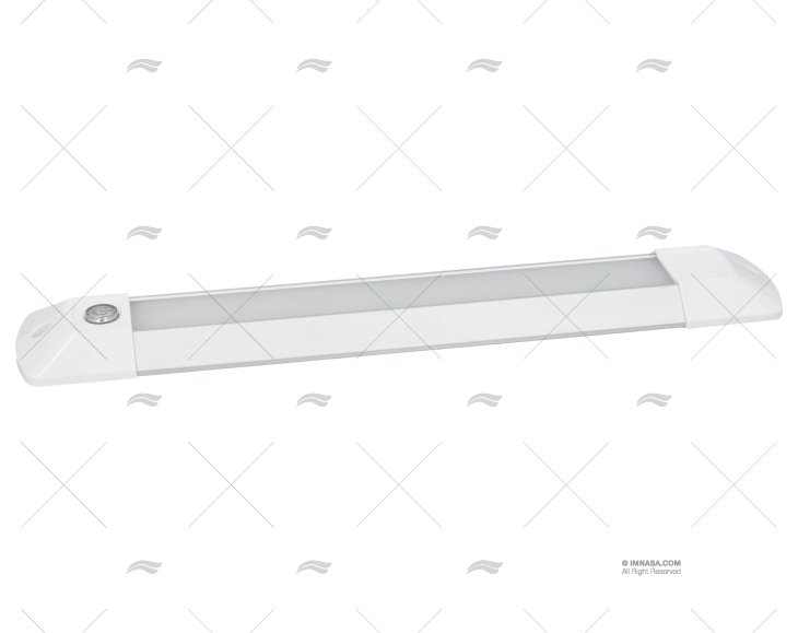 PLAFON LED 10-30V BRANCO /VERMELHO PVC