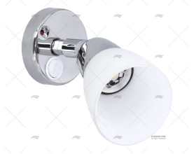 LED READING LIGHT 10-30V INOX