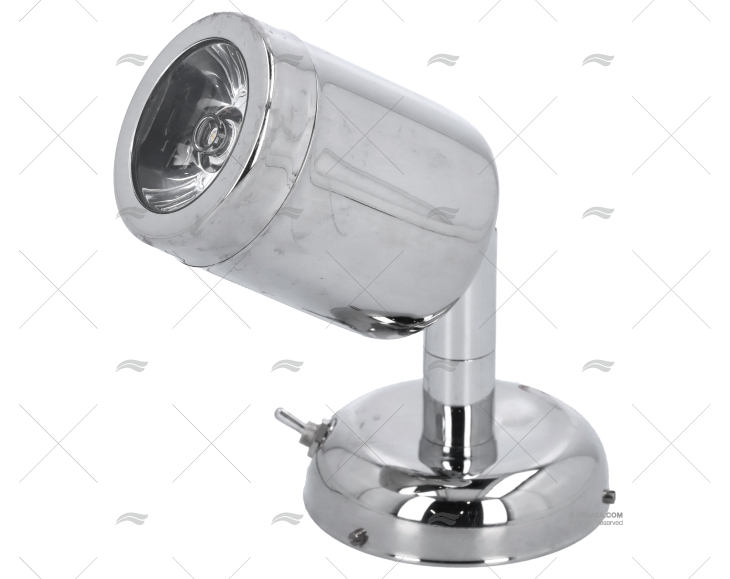 SPOT LECTURE LED 8-30V INOX