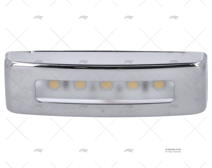 LED COURTESY LIGHT WHITE 12V INOX TOP