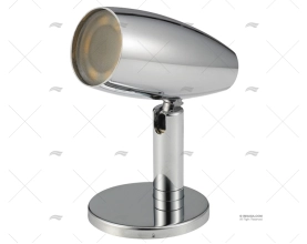 LUCE LETTURA LED 10-30V OTTONE CROMATO