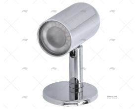 LUZ DE LEITURA LED 10-30V LATÃO CROMADO