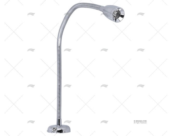 LUCE LETTURA LED 8-30V OTTONE CROMATO