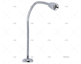 LUCE LETTURA LED 8-30V OTTONE CROMATO