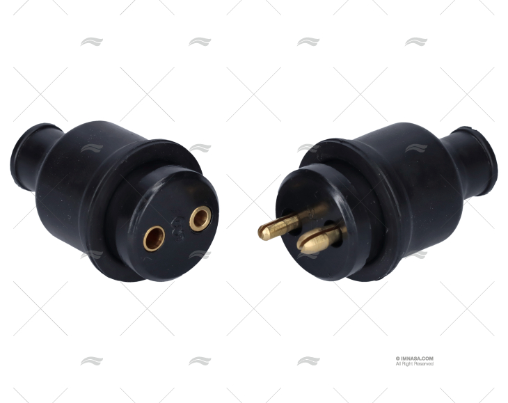 CONNETTORE AEREO TONDO 20mm 2P