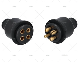 CONECTOR AÉREO REDONDO 20mm 4P