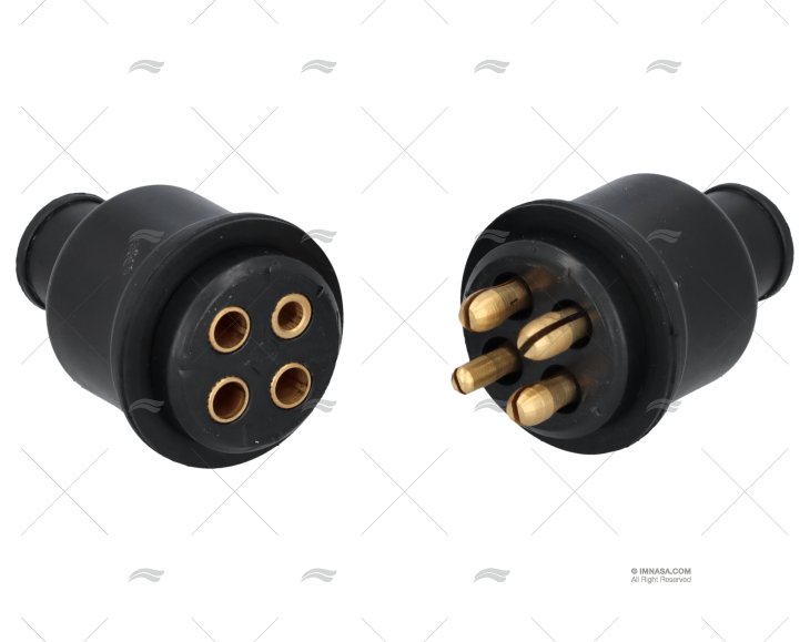 CONECTOR AÉREO REDONDO 20mm 4P