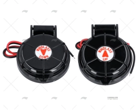 PULSANTE SALPANCORA PIEDE NERO 12-24V