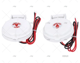 PULSANTE SALPANCORA PIEDE BIANCO 12-24V
