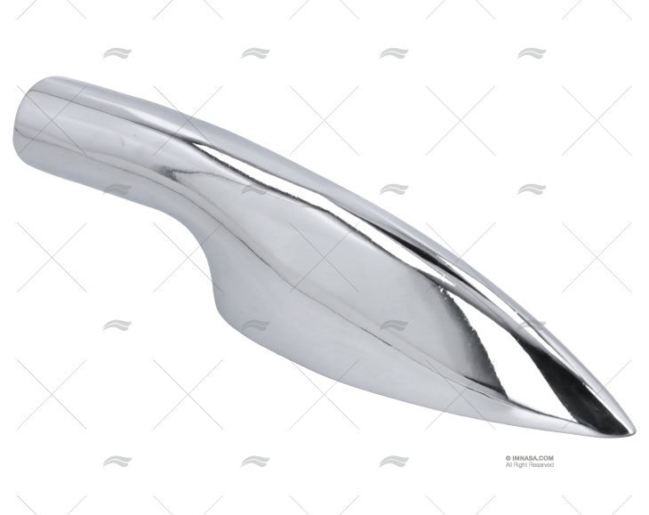 CHROMED HANDRAIL END 185X65