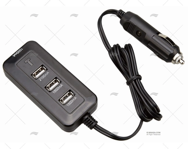 EXTENSÃO ISQUEIRO USB X 3