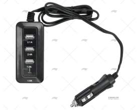 EXTENSÃO ISQUEIRO USB X 3