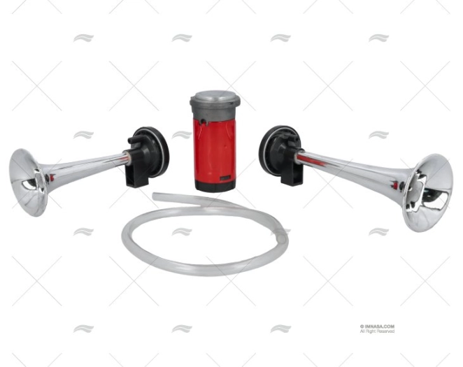 BUZINA 12V PVC CROMADO