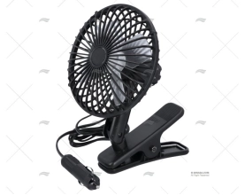 VENTILATORE NERO 12V