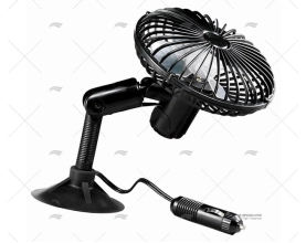 VENTILATORE NERO 12V VENTOSA