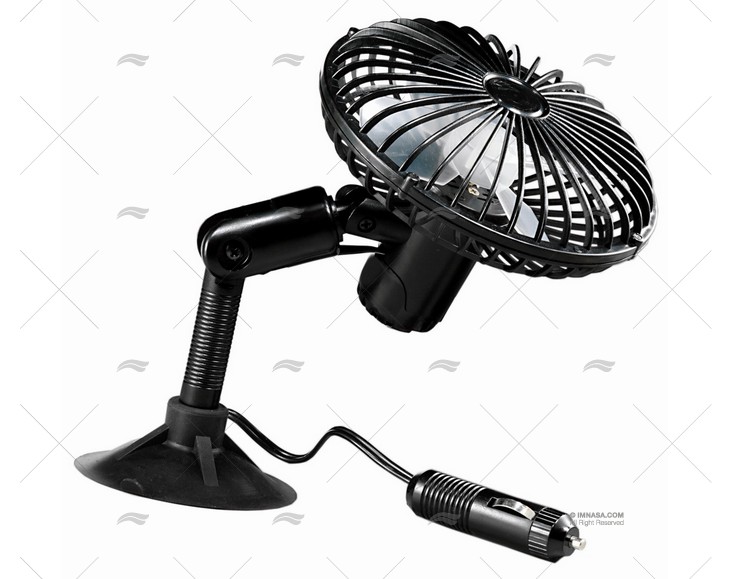 VENTILATORE NERO 12V VENTOSA