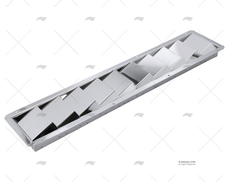 GRILLE AERATION 520 X 115 mm INOX