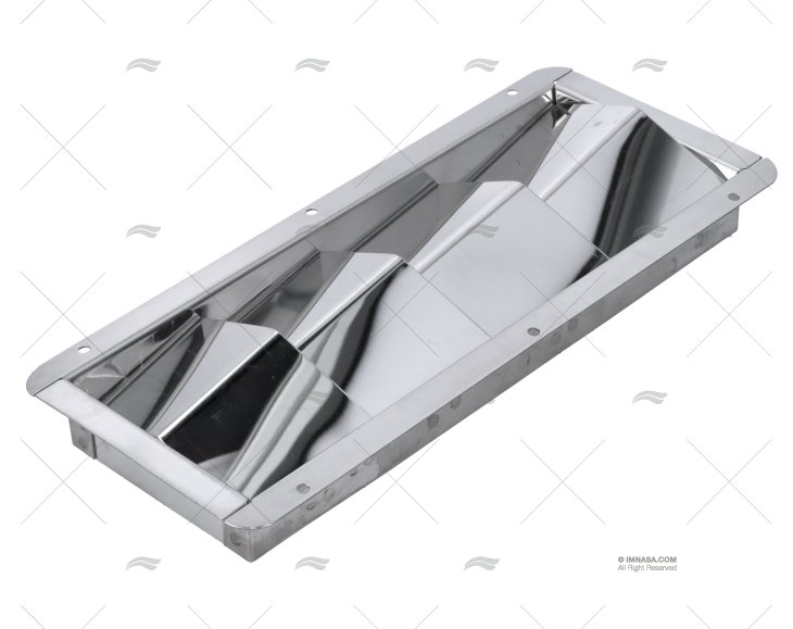 LOUVERED VENTILATOR 265 X 115 mm INOX