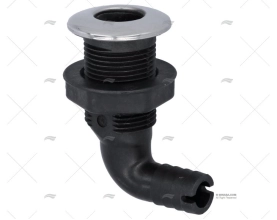PASSASCAFI GOMITO PP/INOX 19mm