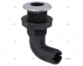 PASSASCAFO GOMITO PP/INOX 25.4mm