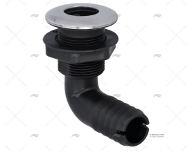 PASSASCAFI GOMITO PP/INOX 32mm