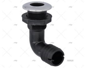 PASSASCAFI GOMITO PP/INOX 38mm