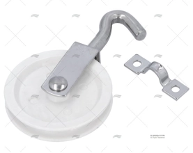 POLIA BASCULANTE INOX