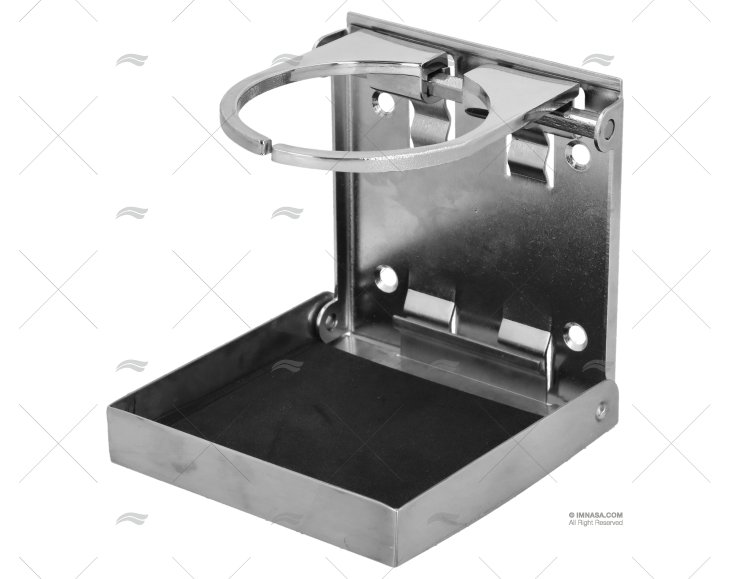 PORTA BICCHIERE REGOLABILE INOX
