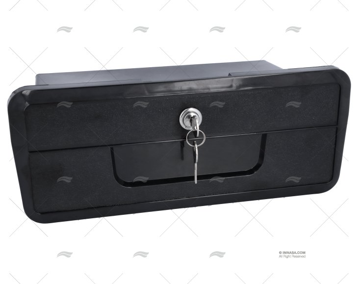 VANO PORTAOGGETTI ABS NERO CON CHIAVE