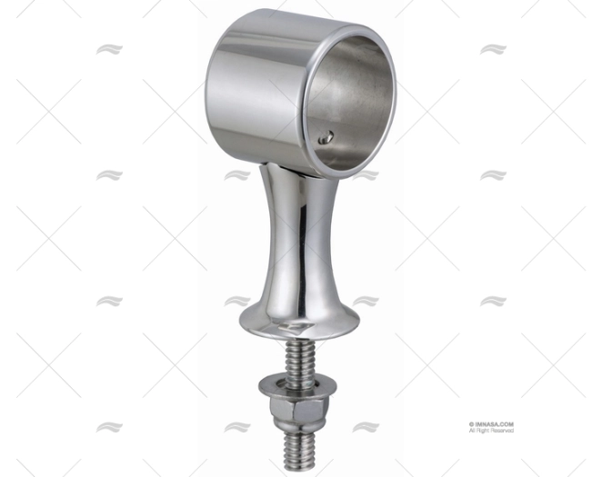 SUPORTE CORRIMÃO TERMINAL 1\" INOX 316 MARINE TOWN