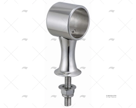 SUPPORTO CORRIMANO TERMINALE 1" INOX 316 MARINE TOWN