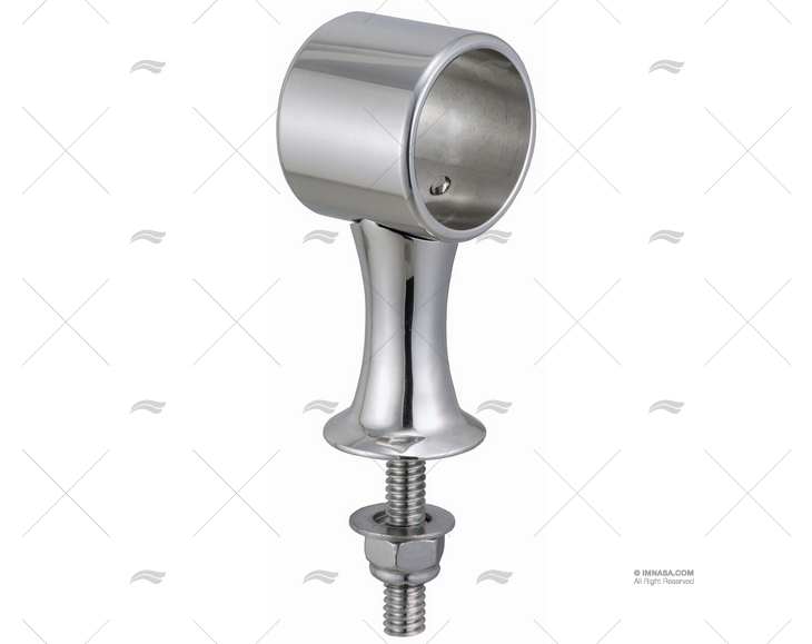 SUPORTE CORRIMÃO TERMINAL 1\" INOX 316 MARINE TOWN