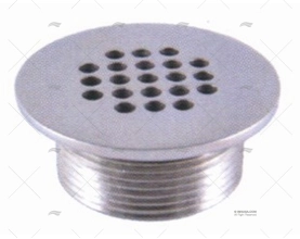 ESGOTO RETO 1"3/4 DRENAGEM INOX 316 MARINE TOWN