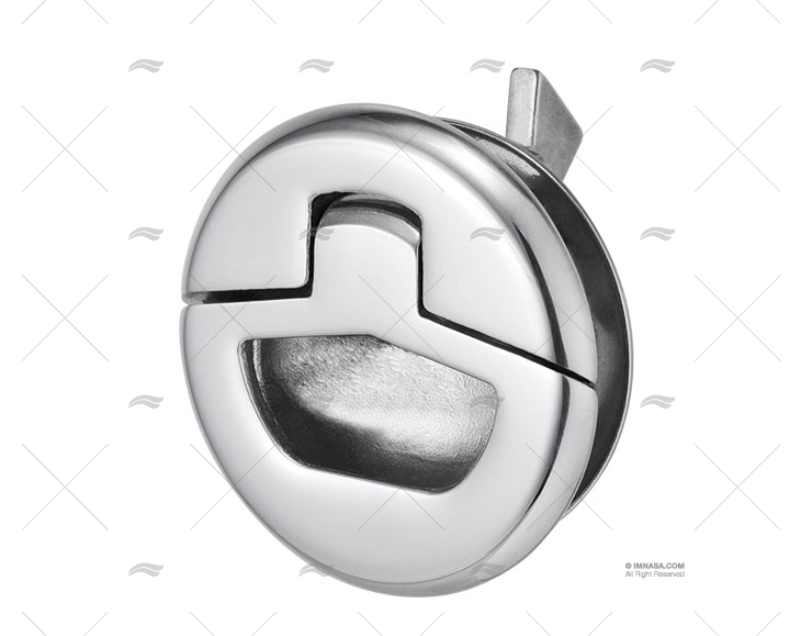 LOQUET ROND SANS CLE 35mm INOX 316 MARINE TOWN