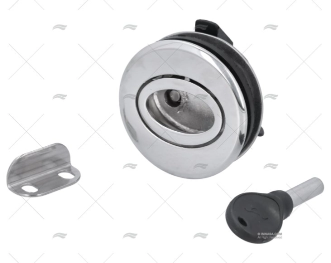 FECHO PUXADOR OVALADO C/CHAVE 51mm SS31 MARINE TOWN