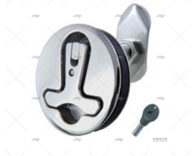 TRAVA DE COMPRESSÃO COM CHAVE 70mm SS316 MARINE TOWN