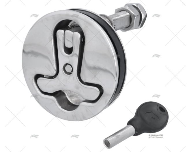 COMPRES.LATCH W/ LOCK W/O PAWL 70mm SS MARINE TOWN